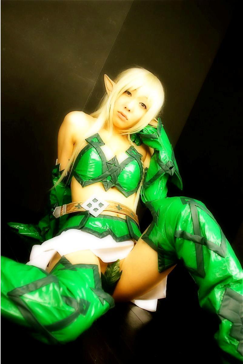 [Cosplay]  Queens Blade  Echidna & Alleyne Vs Tentacles SP2